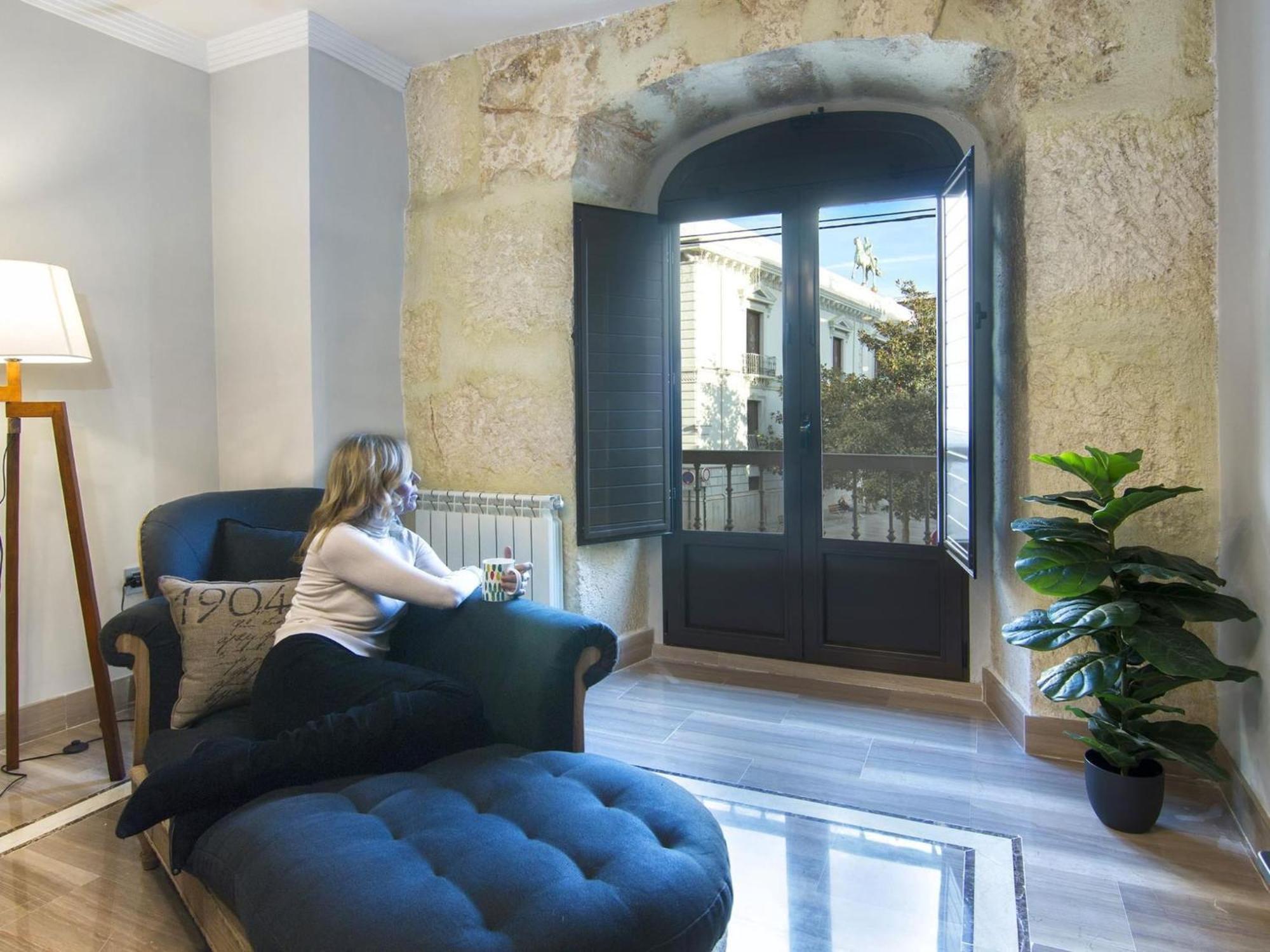 Elegant Town Hall Apartment With Views Granada Exteriör bild